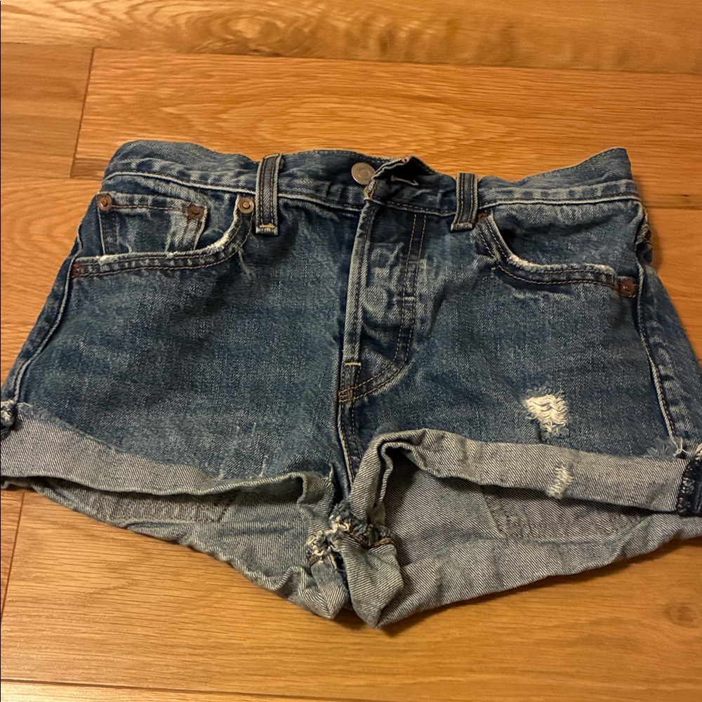 Levi's Blue Jean Shorts